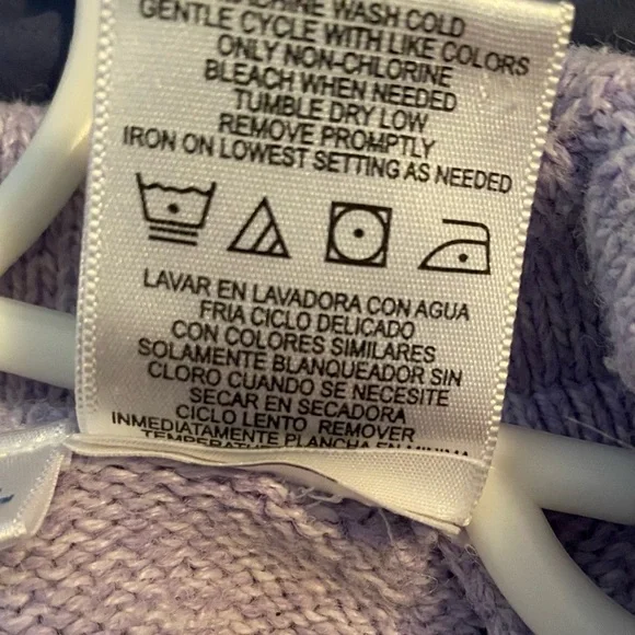 Vtg ‘80’s Toddler’s Sweater w/Floral & Vine Embroidery. Natural Fibers. XLNT - Picture 4 of 6